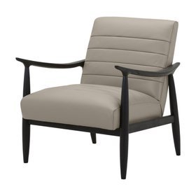 Danetti, Greyson Natural Leather Accent Chair