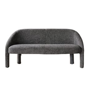 Danetti, Easton Dark Grey Fabric Dining Bench