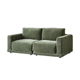 Danetti, Eden Dark Green Chenille 2 Seater Sofa, £1,099