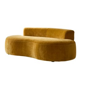 Danetti, Gianna Ochre Fabric 2 Seater Sofa, £999
