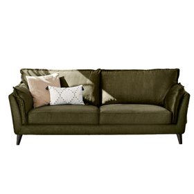 Danetti,Otto 3 Seater Sofa In Olive Green , £1,049