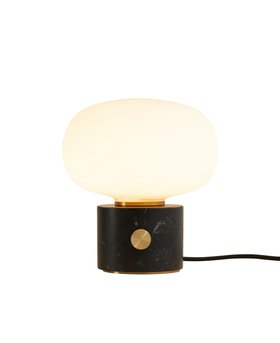 Black Marble Pebble Table Lamp