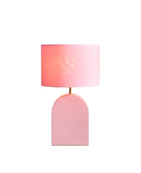 Miami Pink Arch Table Lamp - Large