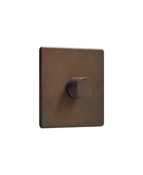 Bronze Single Dimmer Switch - Bronze Dimmer Knob
