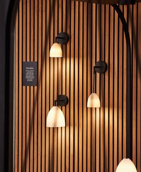 Dowsing & Reynolds Showroom Porcelain Wall Lights
