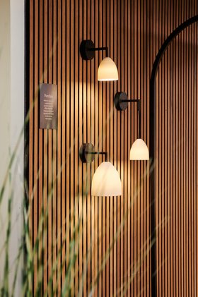 Dowsing & Reynolds Showroom Porcelain Wall Lights