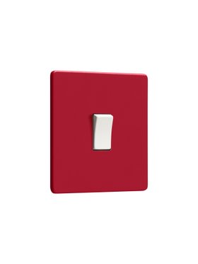 Sweet Cherry Single Rocker Switch - White Rocker