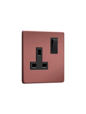 Blush Single Socket - Black Inserts