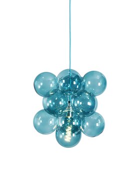 Small Turquoise Bubble Chandelier - 12 Baubles