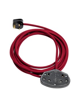 Sweet Cherry Fabric Extension Cable