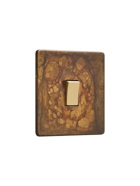 Elemental Gold Single Rocker Switch