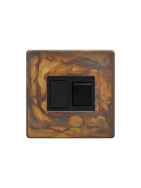 Elemental Gold 13A Switched Fuse Spur - Black Inserts