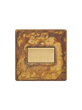 Elemental Gold Fan Isolator Switch - Gold Insert