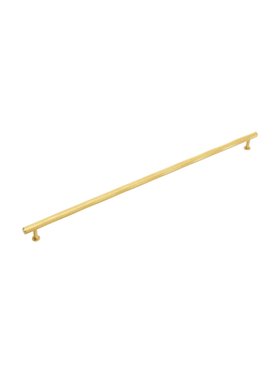 Gold Podia Knurled Wardrobe Handle