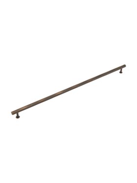 Antique Brass Podia Knurled Wardrobe Handle
