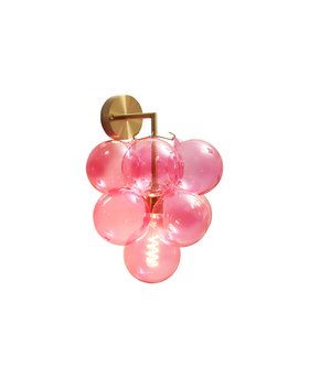 Pink Bubble Wall Light