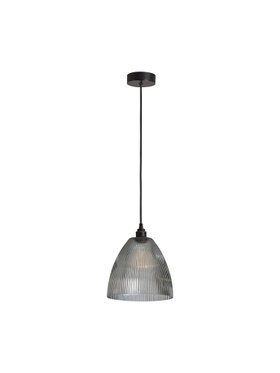 Smokey Evelyn Fluted Pendant Light