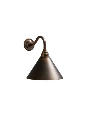 Brewer’s Brass Bramley Wall Sconce with Antique Cone Metal Shade