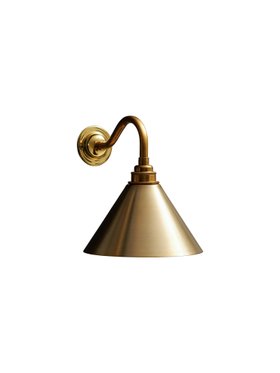 Gold Bramley Wall Sconce with Gold Cone Metal Shade