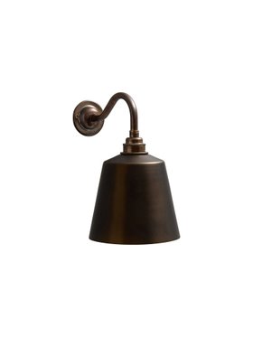 Brewer’s Brass Bramley Wall Sconce with Antique Bell Metal Shade