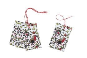 ROBINS CHRISTMAS GIFT TAGS