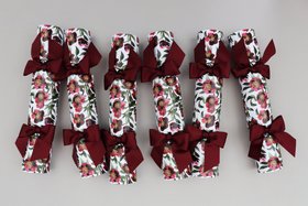 REGENCY CHRISTMAS ROSE LUXURY CHRISTMAS CRACKERS - PRE ORDER