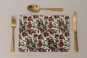 CHRISTMAS ROSE PLACEMAT SET OF FOUR