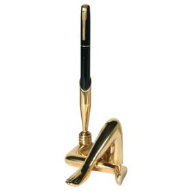 Legs Eleven Brass Pen Holder