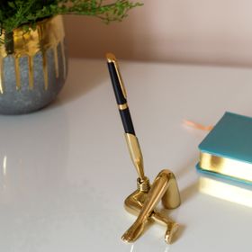 Legs Eleven Gold Pen Holder