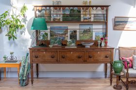 Art and antiques display