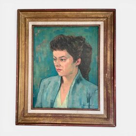 Portrait of a lady By Robert Godelier