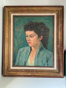 Portrait of a lady By Robert Godelier