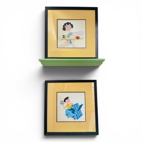 Two Original Kit Kat Advertising Storyboards by Andre Norman Amstutz, 1958–1959