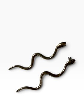 Sphinx snake vintage earrings