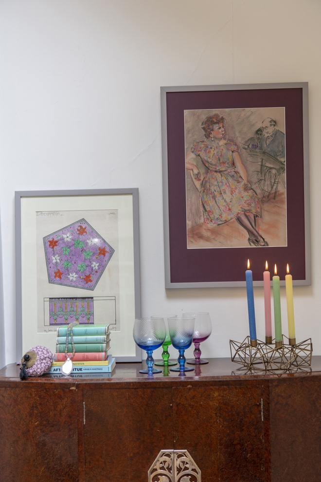 Art Deco design for soft furnishings by David