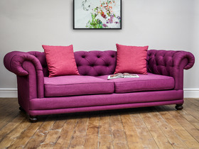Cara Sofa - Plum Pink 2