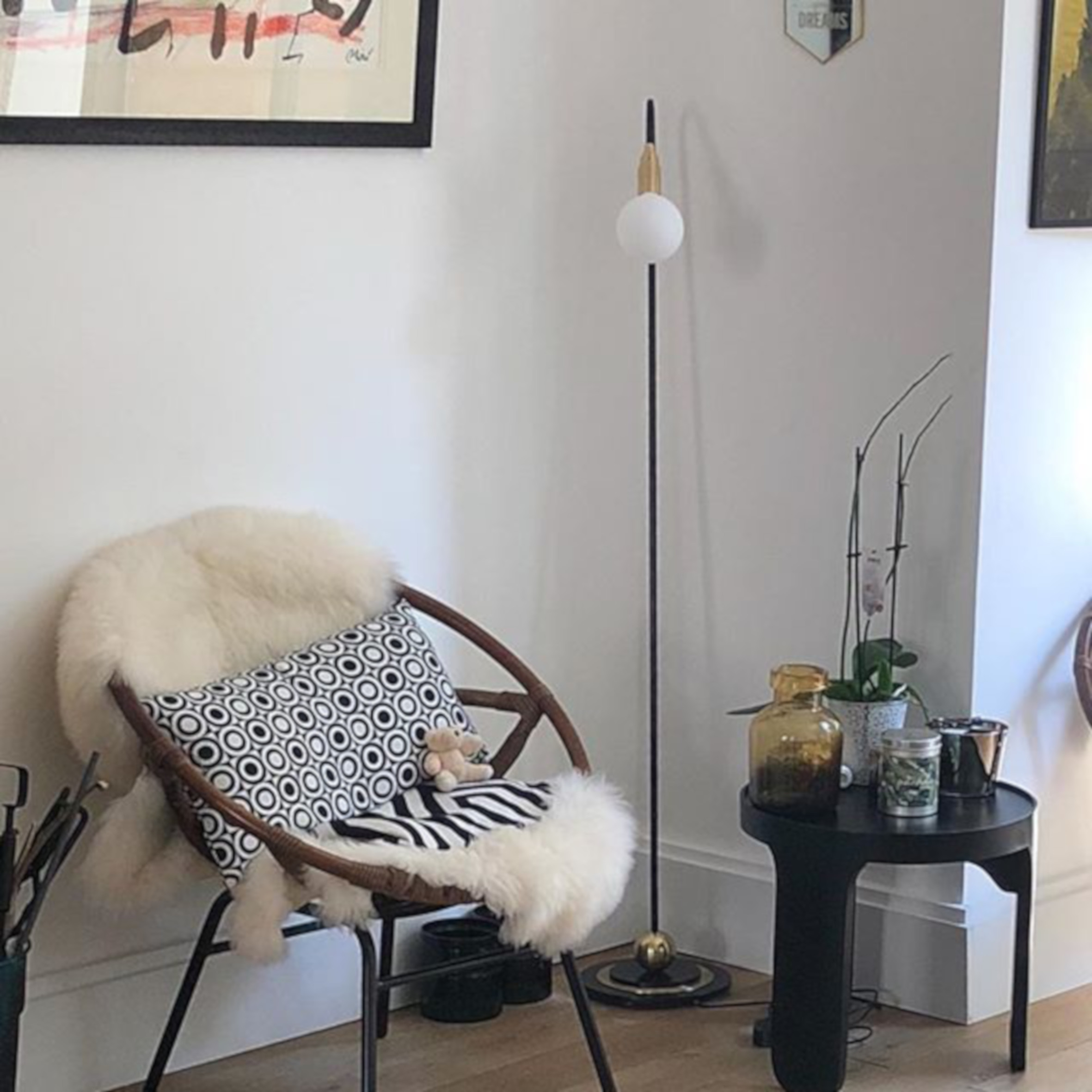 Press Loft | Uniquement chez Nedgis NOT Lampadaireliseuse blanc