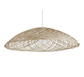 SUSPENSION, SATELISE MM NATURAL, BEIGE, Ø70CM - FORESTIER