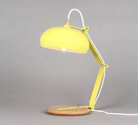 LAMPE À POSER, RHODA TBS, JAUNE, H43CM - LAMPARI