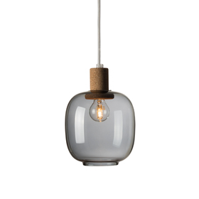 Lampe à poser, Picia, violet, Ø16cm, H21cm - Zanolla