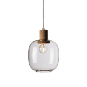 Lampe à poser, Picia, transparent, Ø16cm, H21cm - Zanolla