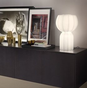 Press Loft Image Of Lampe A Poser Pupa Blanc Led 2700k O37cm H58cm Slide For Press Pr