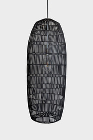 Suspension, Pickle black large, noir, Ø40cm, H106cm - Ay illuminate