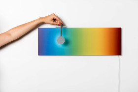 APPLIQUE MURALE, SUN L, MULTICOLOR , L80CM, H20CM - EMKO