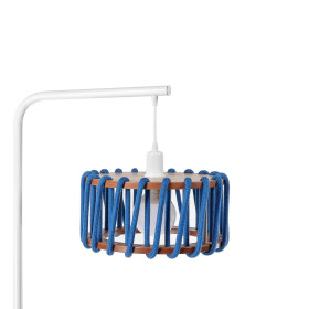 LAMPADAIRE, MACARON S BLEU ET BLANC, BLEU, L30CM, H163CM - EMKO