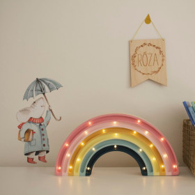 LAMPE À POSER ENFANT, RAINBOW, RÉTRO, L37CM, H20CM - LITTLE LIGHTS