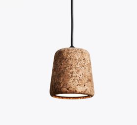 SUSPENSION, MATERIAL, MIXED CORK , LIÈGE, H14CM, Ø 13CM - NEW WORKS