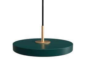 Suspension, Asteria Micro, vert forêt, LED, 3000K, 370 lm, Ø15cm, H5,7cm - Umage