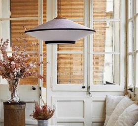 Suspension, Cymbal, rose poudré, Ø70cm, H27cm - Forestier