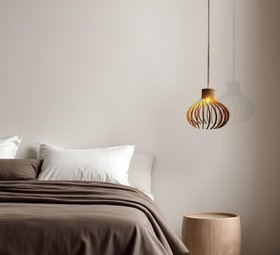 Suspension, Rinöz S, naturel, Ø35cm, H30cm - Piatonid Nedgis 280700 Product Double